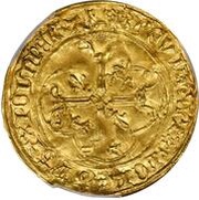 Gold Ecu with Knight - Charles of France, France, 1469-1472 reverse image
