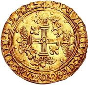 Gold Hardi - Charles of France, France, 1469-1472 reverse image
