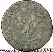 Double Tournois - Charles I 10th type reverse image