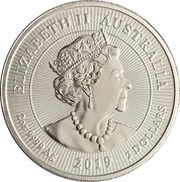 2 Dollars - Elizabeth II 6th Portrait - Crocodile with Hatchling - Silver Bullion - High Relief obverse image