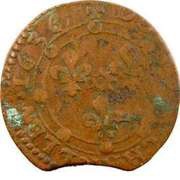 Double Tournois - Charles I 16th type, France, 1636 reverse image
