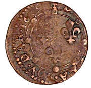 Double Tournois - Charles II 22nd type reverse image