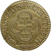 Gold Florin - Charles I obverse image