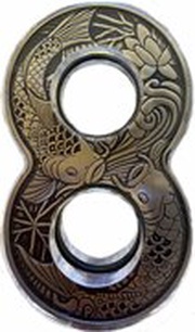 2 Dollars - Elizabeth II 6th Portrait - Figure Eight Koi Fish, Australia, 2019 reverse image