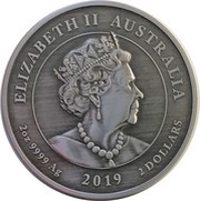 2 Dollars - Elizabeth II 6th Portrait - Queen Victoria 200th Anniversary obverse image