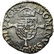 1 Maille - Philip II, France, 1590-1592 reverse image