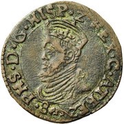 1 Liard - Philip II obverse image