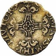 1⁄20 Écu - Philip II, France, 1582-1590 reverse image