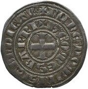 ½ Groschen - Henry III, France, 1291-1302 reverse image