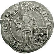 Groschen with knight - René I obverse image
