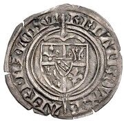 Groschen - René I Lorraine Cross; Lily obverse image