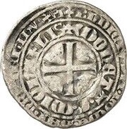 Plaque - Regency of Yolanda of Flanders, France, 1345-1349 reverse image
