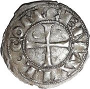 Obol immobilized in the name of Centule obverse image