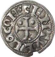 Denier immobilized in the name of Centule obverse image