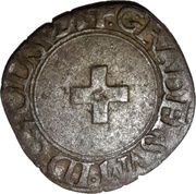 Liard with crosslet - Henry I of Albret, France, 1541-1555 reverse image