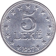 5 Lekë reverse image