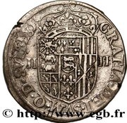 ¼ Ecu - Henry II, France, 1584-1588 reverse image