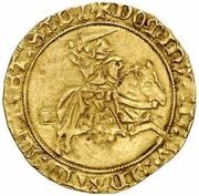 Gold Ecu with knight - Gaston X of Grailly, France, 1436-1472 obverse image