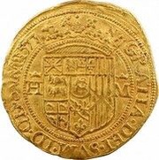 2 Ducats - Henry II and Margaret of Valois, France, 1577 reverse image