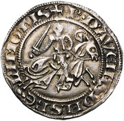 Double Sterling - Baudouin of Avesnes, France, 1270-1280 obverse image