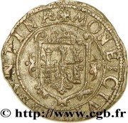 Carolus 6th type with decorated shield reverse image