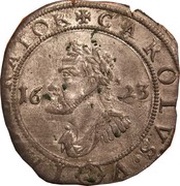 ¼ Teston - Immobilization in the name of Charles V obverse image
