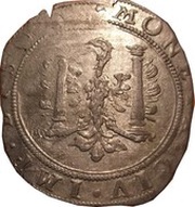 ¼ Teston - Immobilization in the name of Charles V reverse image