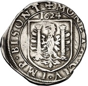 Teston - Immobilization in the name of Charles V reverse image