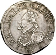 Thaler - Immobilization in the name of Charles V obverse image