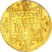 ½ Ducat - Immobilization in the name of Charles V reverse image