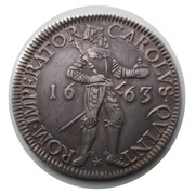 Thaler - Immobilization in the name of Charles V 2nd type obverse image