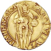 Gold Guilder - Charles V / Philip II obverse image