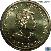 2 Dollars - Elizabeth II 6th Portrait - Remembrance Day - Firefighters obverse image