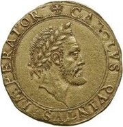 Quadruple Pistole - Immobilization in the name of Charles V obverse image