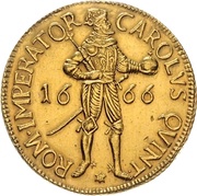 Quadruple Pistole - Immobilization in the name of Charles V obverse image
