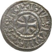 Denier anonymous BLESIANIS CASTO, France, 970-980 reverse image
