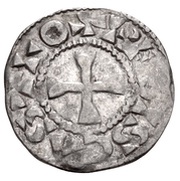Denier anonymous, France, 1050-1080 reverse image