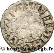 Denier - John I, France, 1241-1279 reverse image