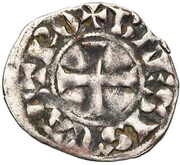 Denier - Guy I, France, 1307-1328 reverse image