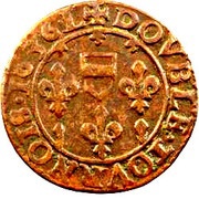 Double Tournois - Maximilien I 1st type, France, 1636 reverse image