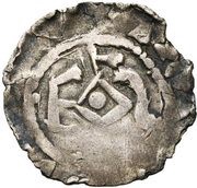 Denier Parisis - Eustace I Lens mint obverse image