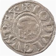 Denier - Immobilization in the name of Louis obverse image