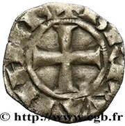Denier - Charles, France, 1341-1364 reverse image