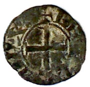 Denier Tournois - John IV Nantes, France, 1385-1399 reverse image