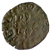 Double Tournois - John of Montfort the Captive Nantes obverse image