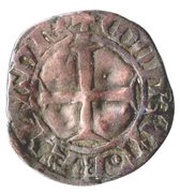 Double Tournois - John IV, France, 1345-1399 reverse image