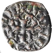 Double Parisis - Charles Rennes, France, 1350-1364 reverse image