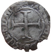 ½ Blanc with four ermines - John V, France, 1399-1436 reverse image
