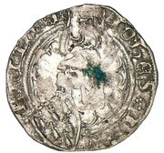 ½ Groschen with a helmeted shield - John IV Nantes obverse image