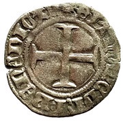 Blanc with four ermines - John V, France, 1422-1442 reverse image